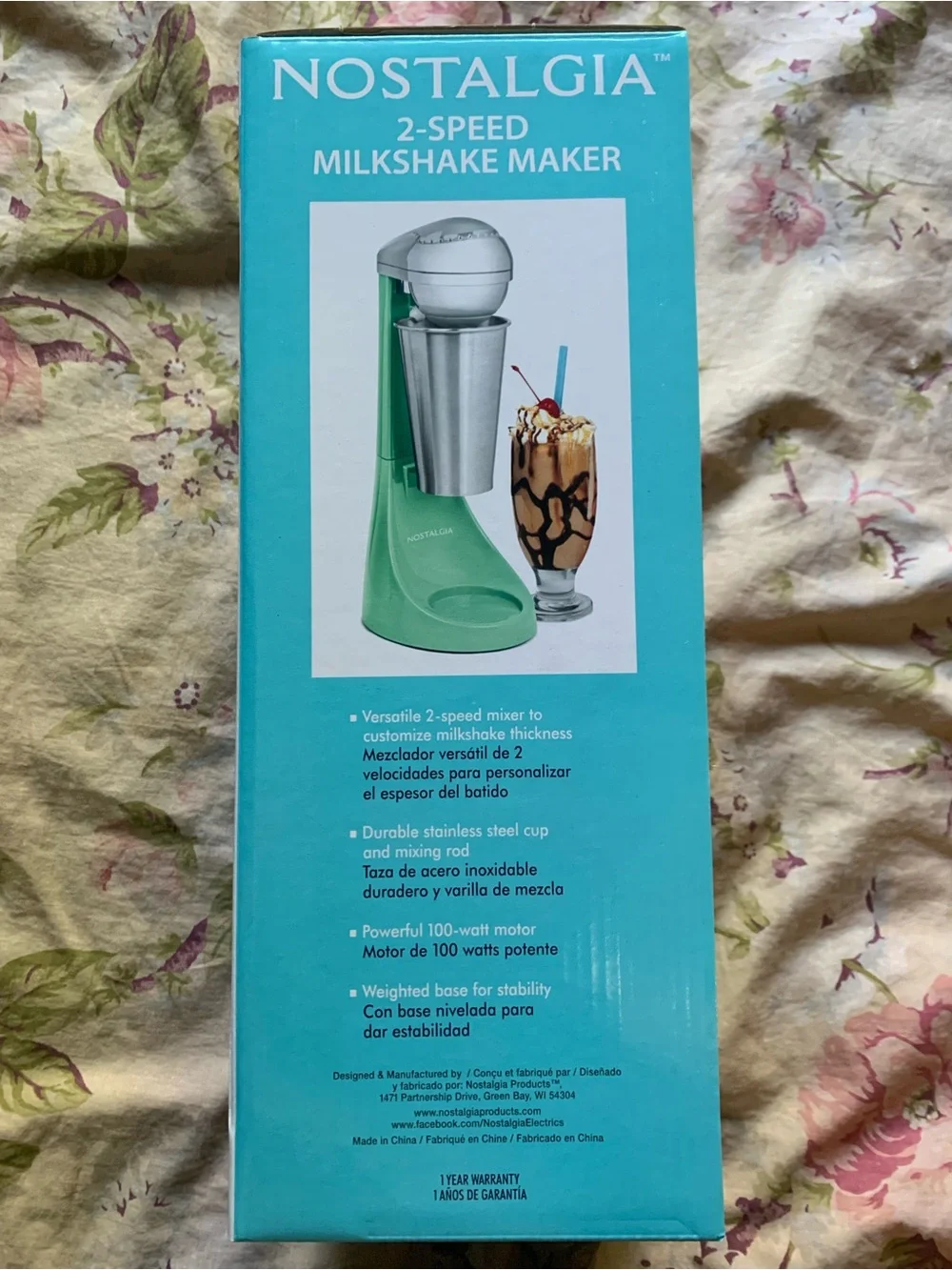 BRAND NEW Nostalgia 2 speed milkshake maker